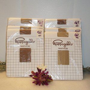 6 Pair CAPPAGALLO Pantyhose NIP Nude Size B  5'3" -5'6"   125-145lbs